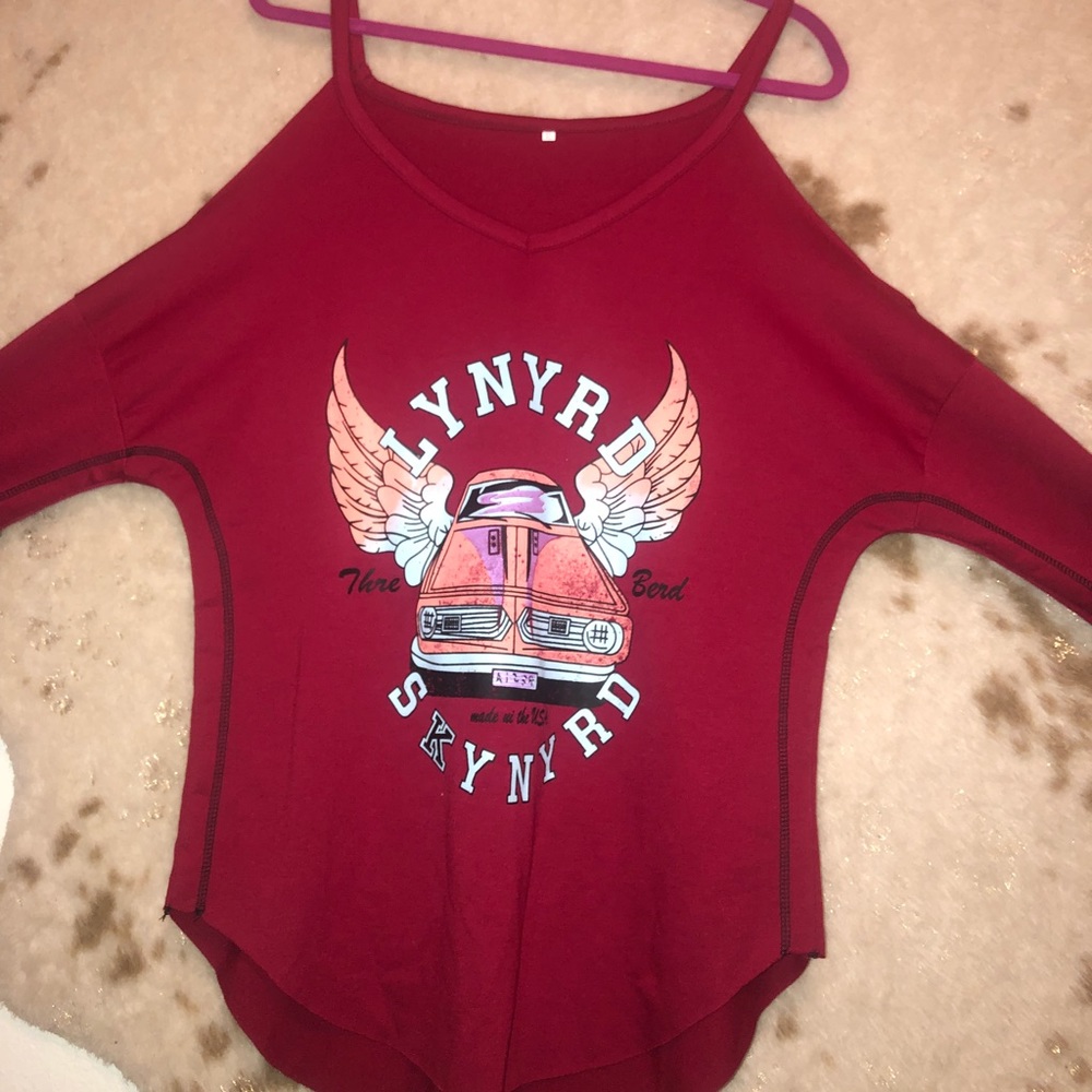 Lynyrd Skynyrd Off the Shoulder Long Sleeve